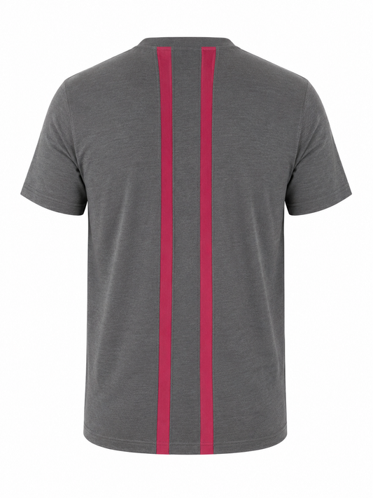 T-Shirt με 2 Ρίγες στην Πλάτη