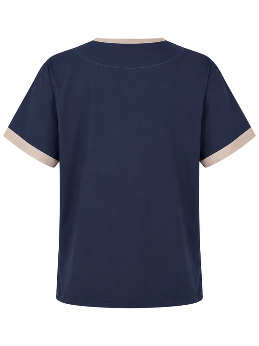 Ιατρική Μπλούζα Scrub Contrast