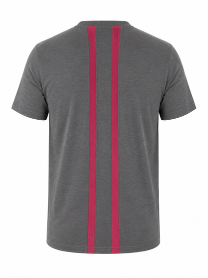T-Shirt με 2 Ρίγες στην Πλάτη