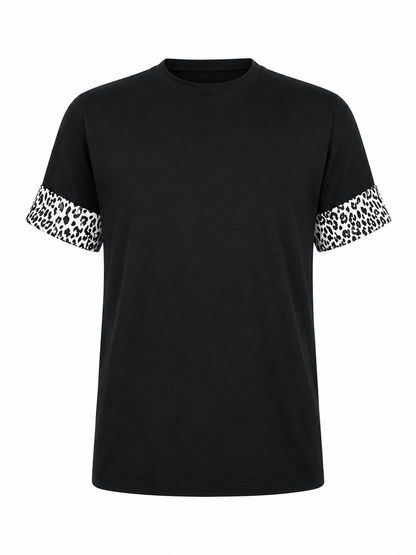 T-Shirt με Σχέδιο στα Μανίκια