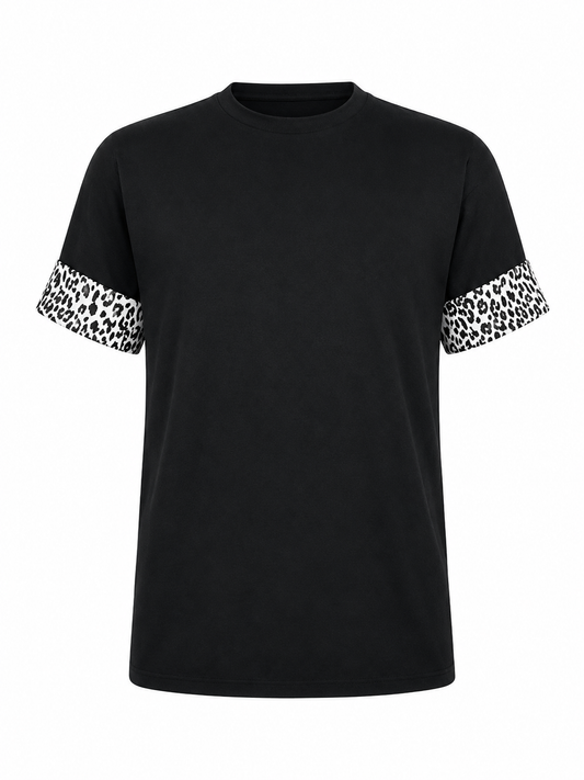 T-Shirt με Σχέδιο στα Μανίκια