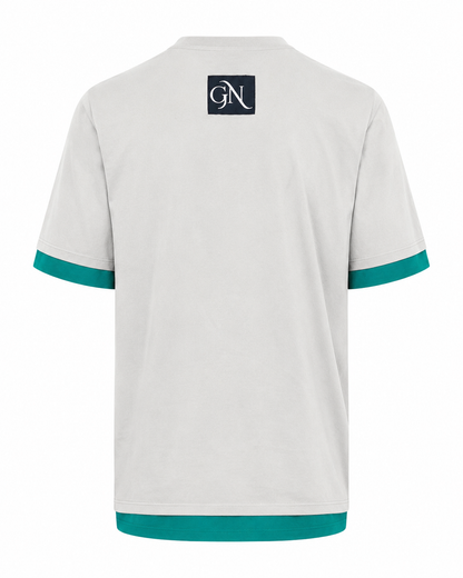 T-Shirt με Διχρωμίες Αντίθεσης