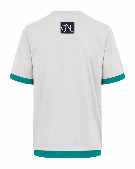 T-Shirt με Διχρωμίες Αντίθεσης