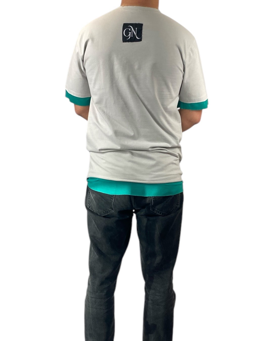 T-Shirt με Διχρωμίες Αντίθεσης