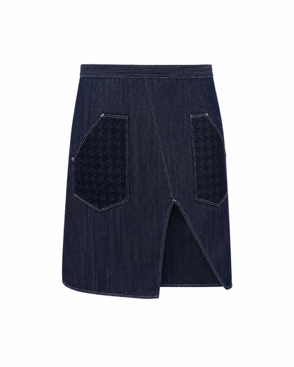 Ποδιά Μέσης Denim με Μεγάλες Τσέπες