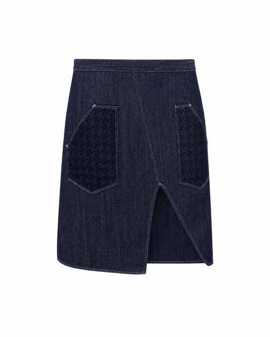 Ποδιά Μέσης Denim με Μεγάλες Τσέπες