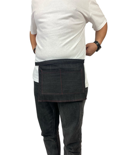 Ποδιά Μέσης Denim με Διπλή Τσέπη