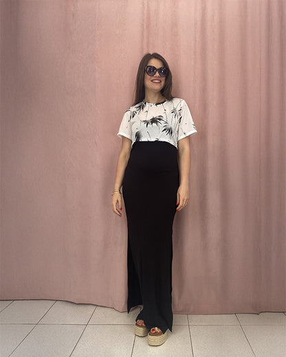 Κοντομάνικη Crop Μπλούζα