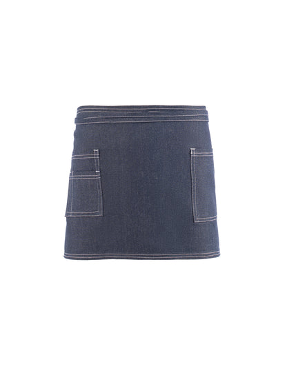 Ποδιά Μέσης Denim με Τριπλή Τσέπη