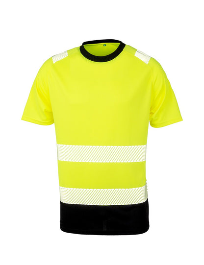 Εργατικό T-shirt με Ανακλαστικές Λωρίδες Υψηλής Ευκρίνειας