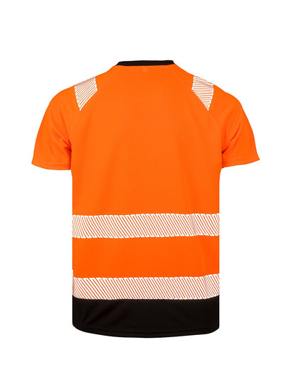 Εργατικό T-shirt με Ανακλαστικές Λωρίδες Υψηλής Ευκρίνειας